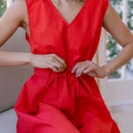 FLORENCE TANK BELTED DRESS - Lenora