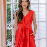 FLORENCE TANK BELTED DRESS - Lenora