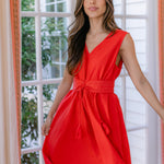 FLORENCE TANK BELTED DRESS - Lenora