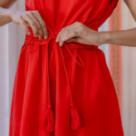 FLORENCE TANK BELTED DRESS - Lenora