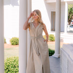 FLORENCE TANK BELTED DRESS - Lenora