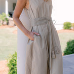 FLORENCE TANK BELTED DRESS - Lenora