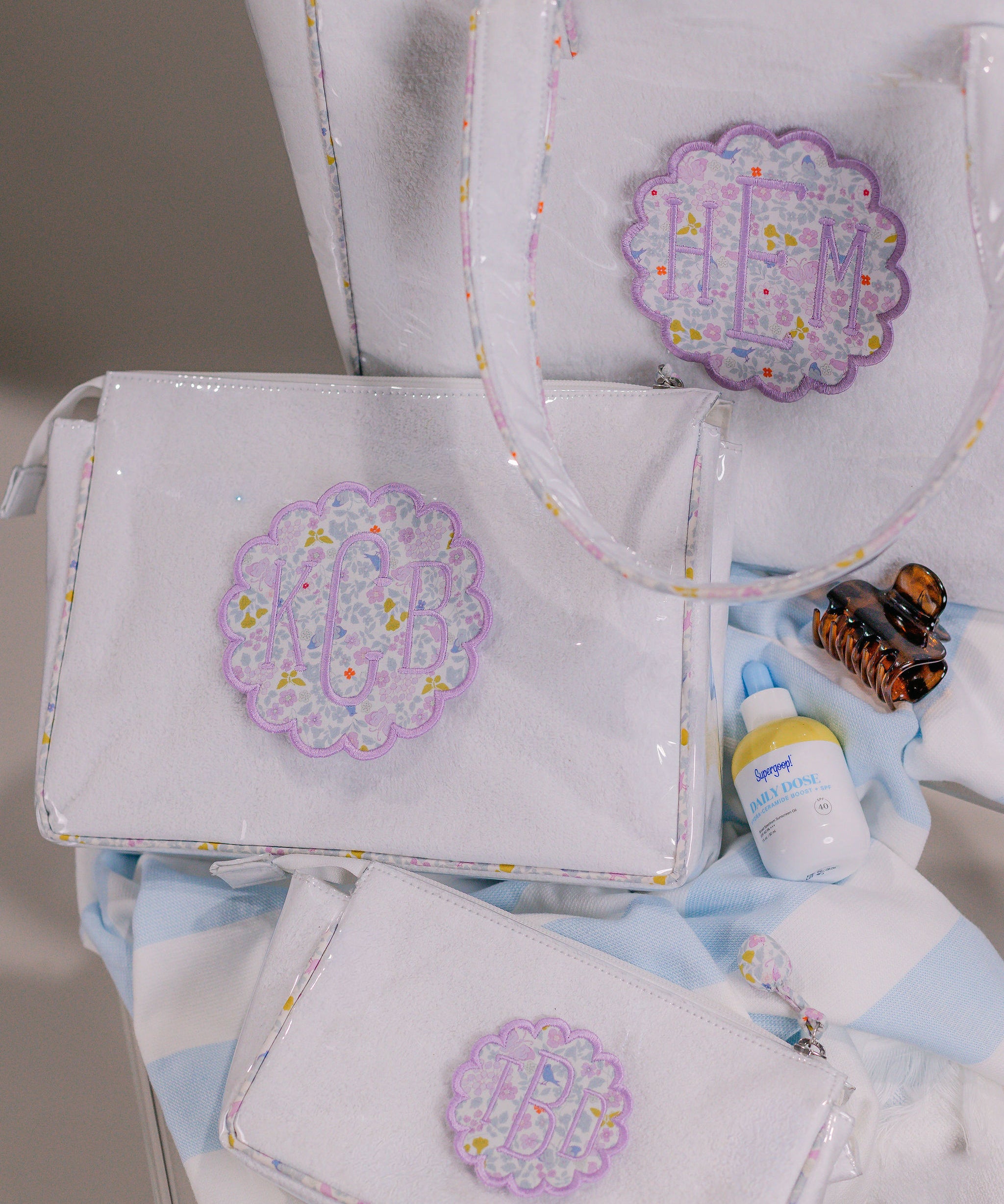 TERRY SMALL MAKEUP BAG - Lenora