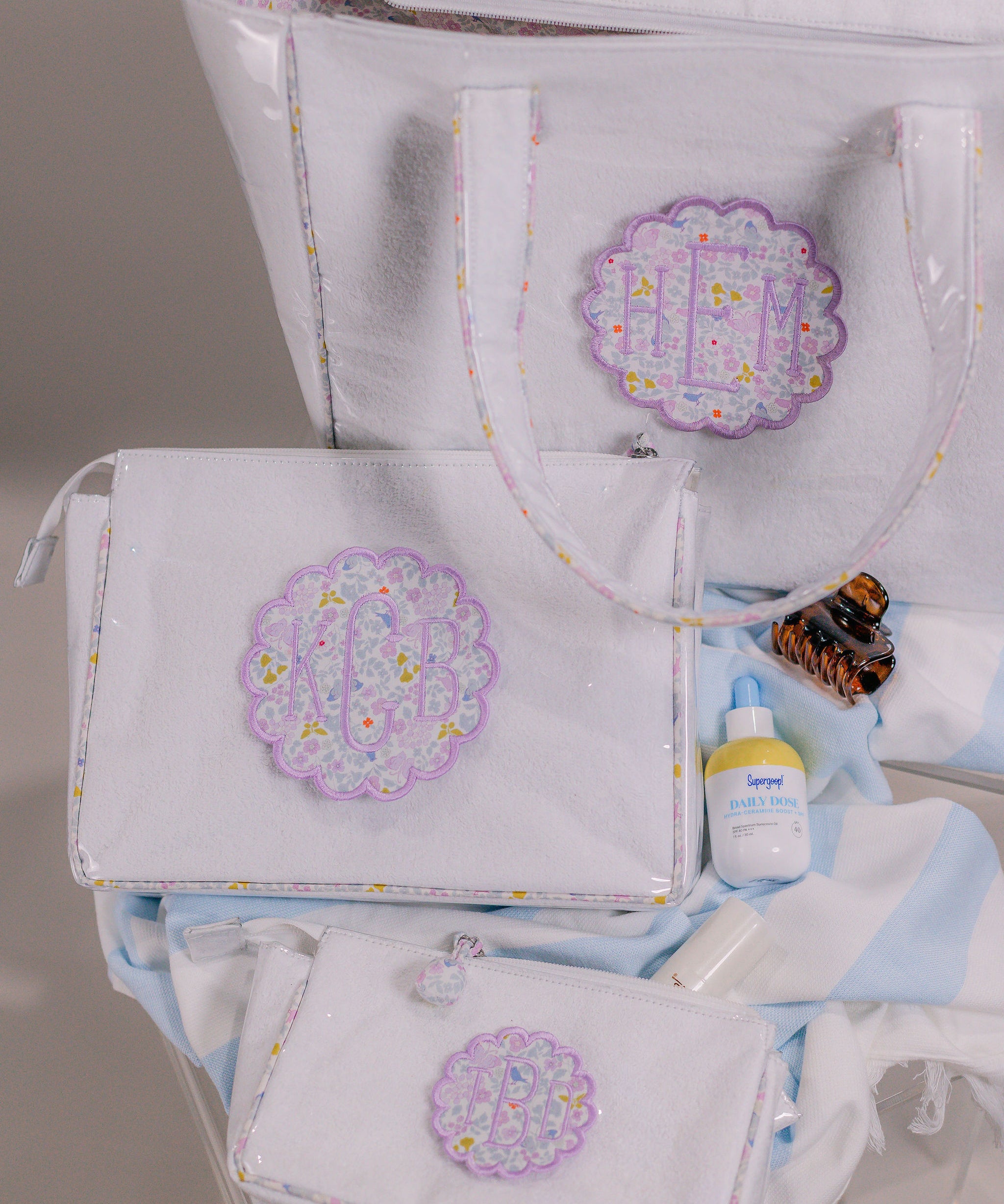 TERRY LARGE MAKEUP BAG - Lenora