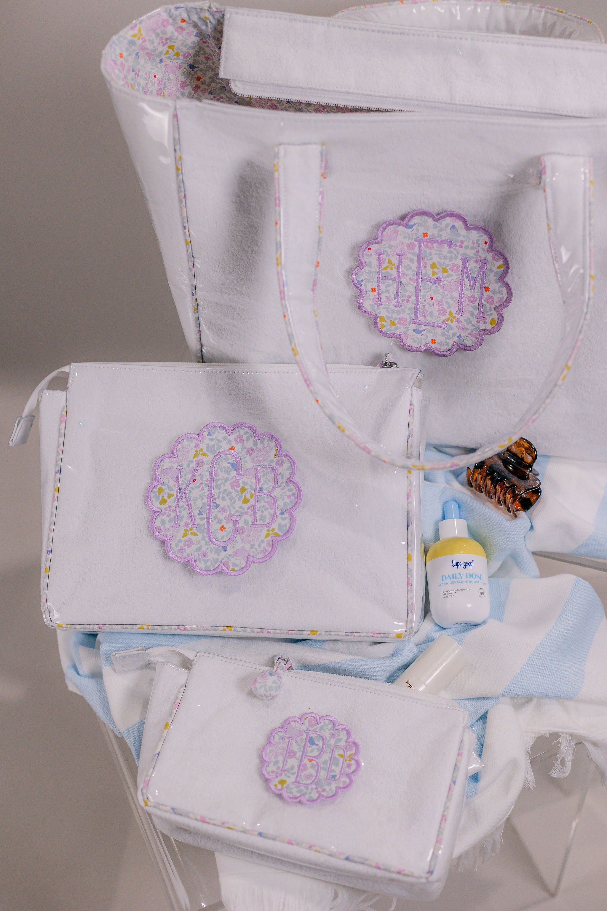 TERRY LARGE MAKEUP BAG - Lenora