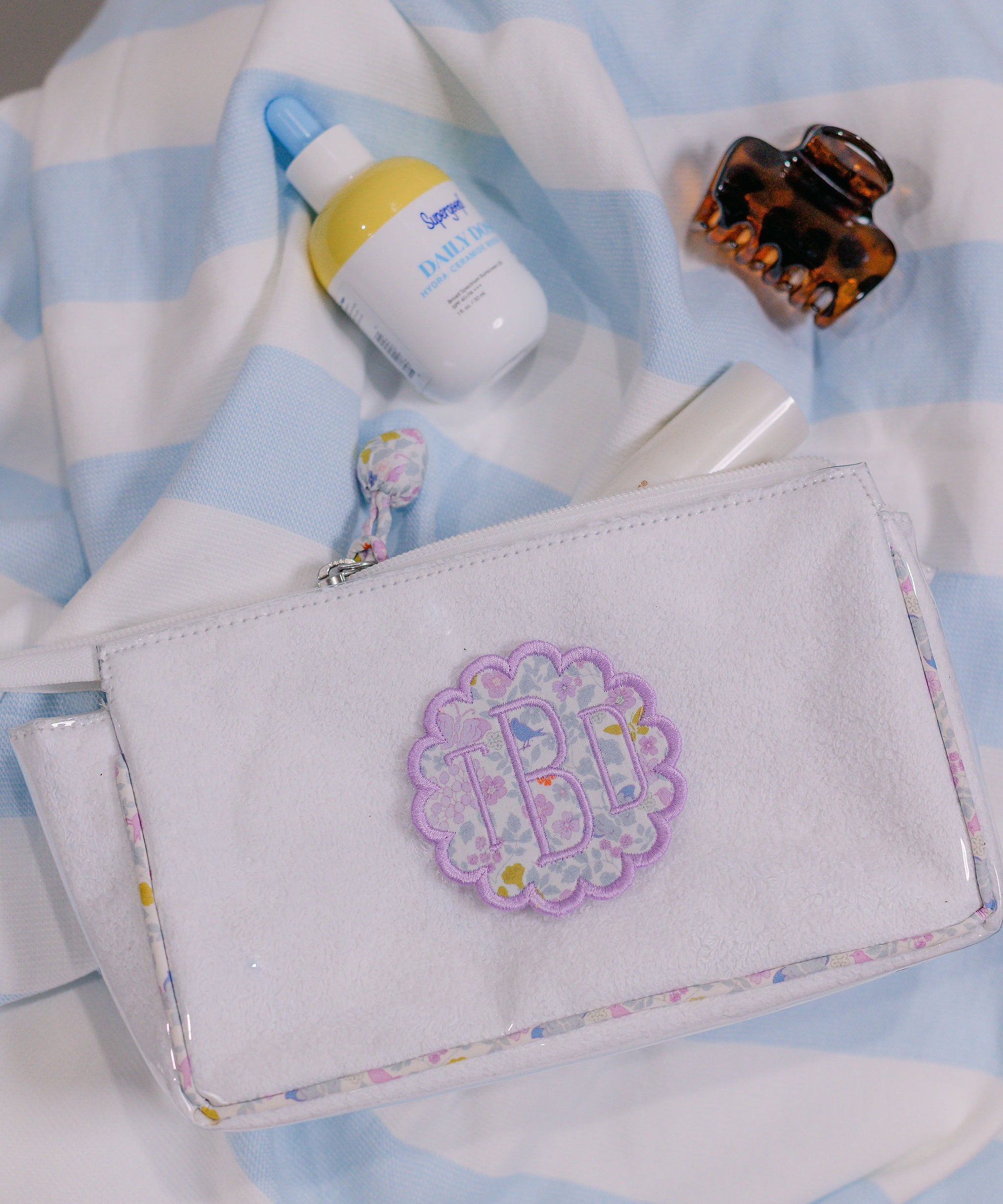 TERRY LARGE MAKEUP BAG - Lenora