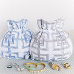 Geometric Jewelry Pouch - Lenora