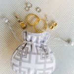 Geometric Jewelry Pouch - Lenora