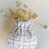 Geometric Jewelry Pouch - Lenora