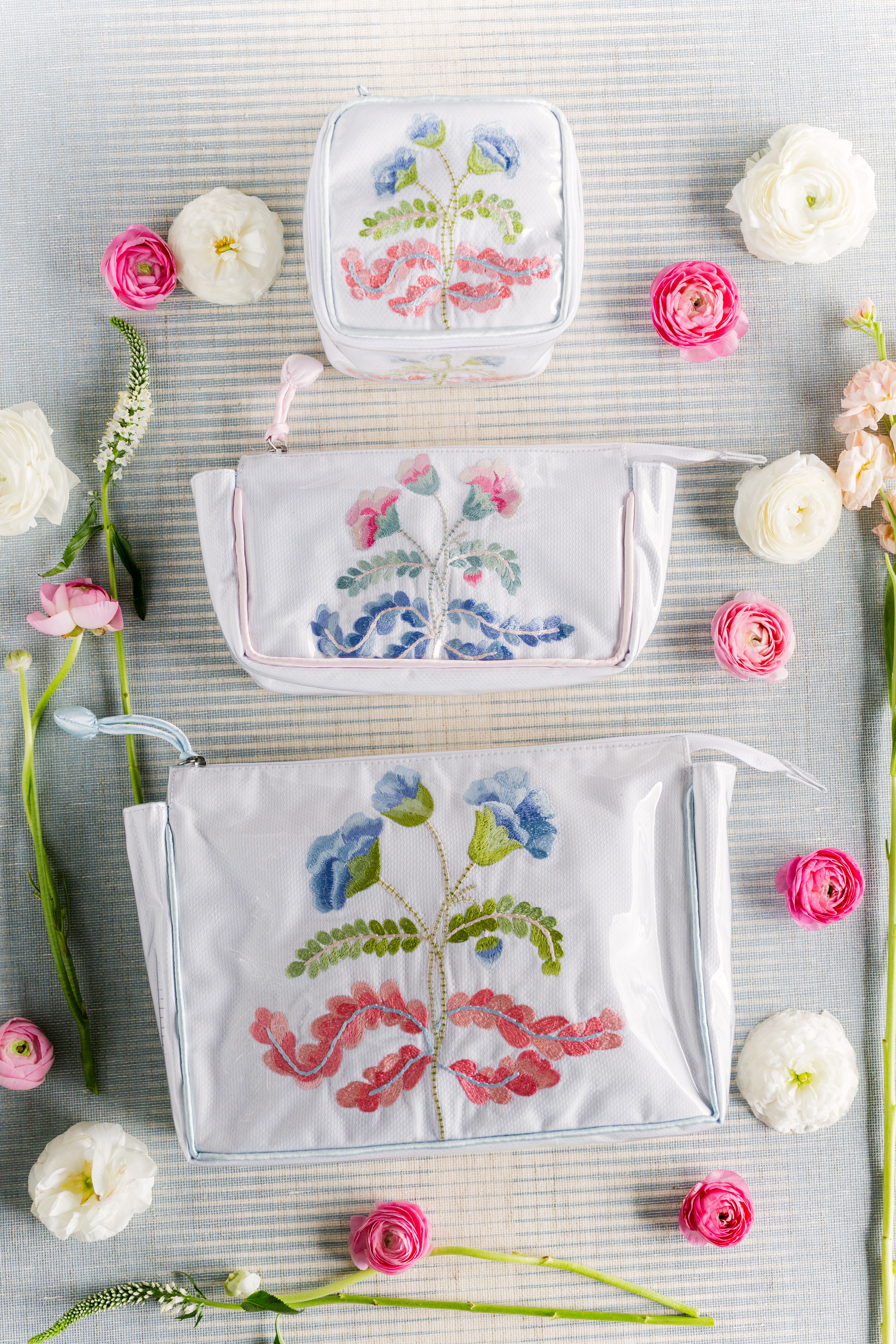 Carnation Small Makeup Bag - Lenora