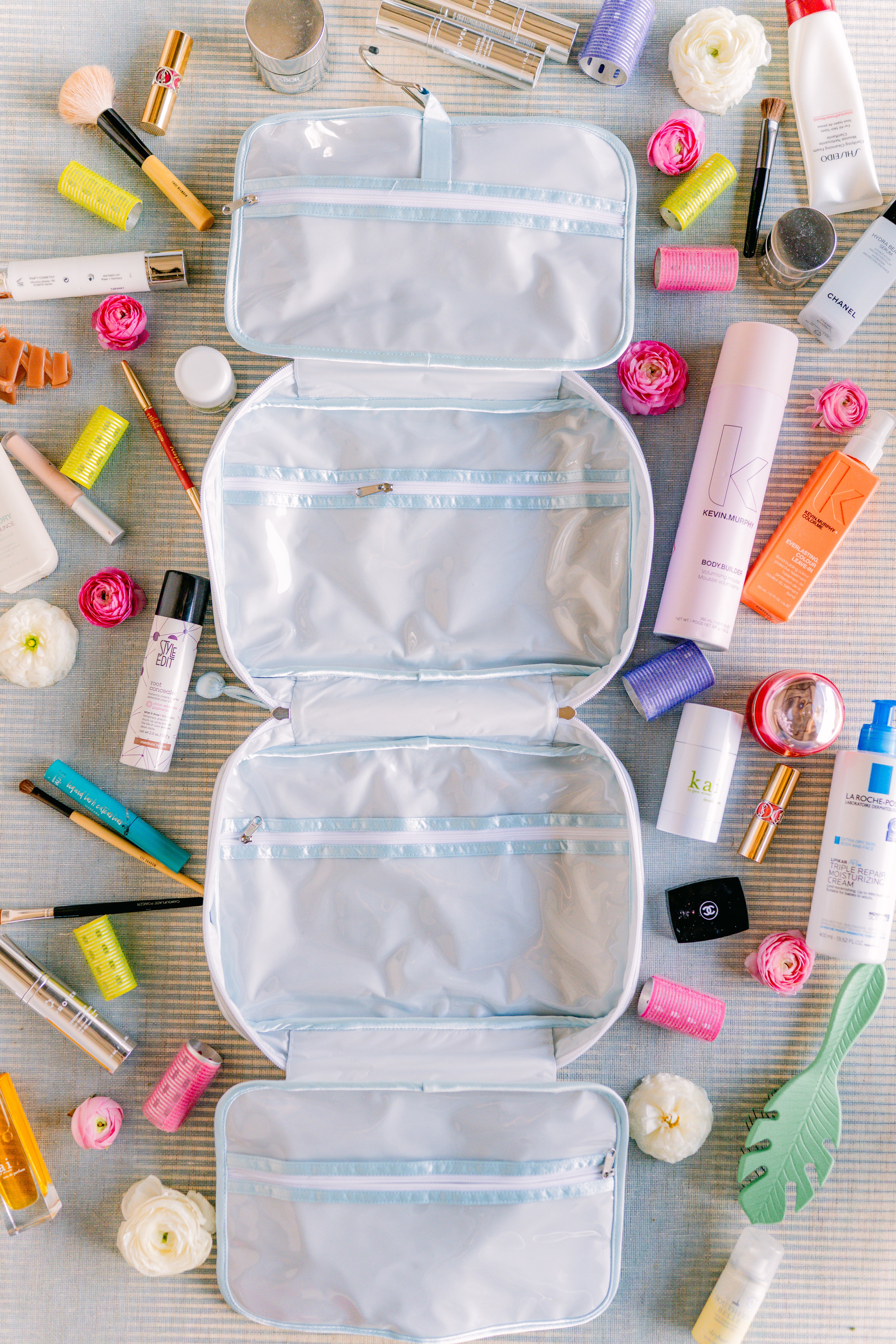 Carnation Hanging Cosmetic Bag - Lenora