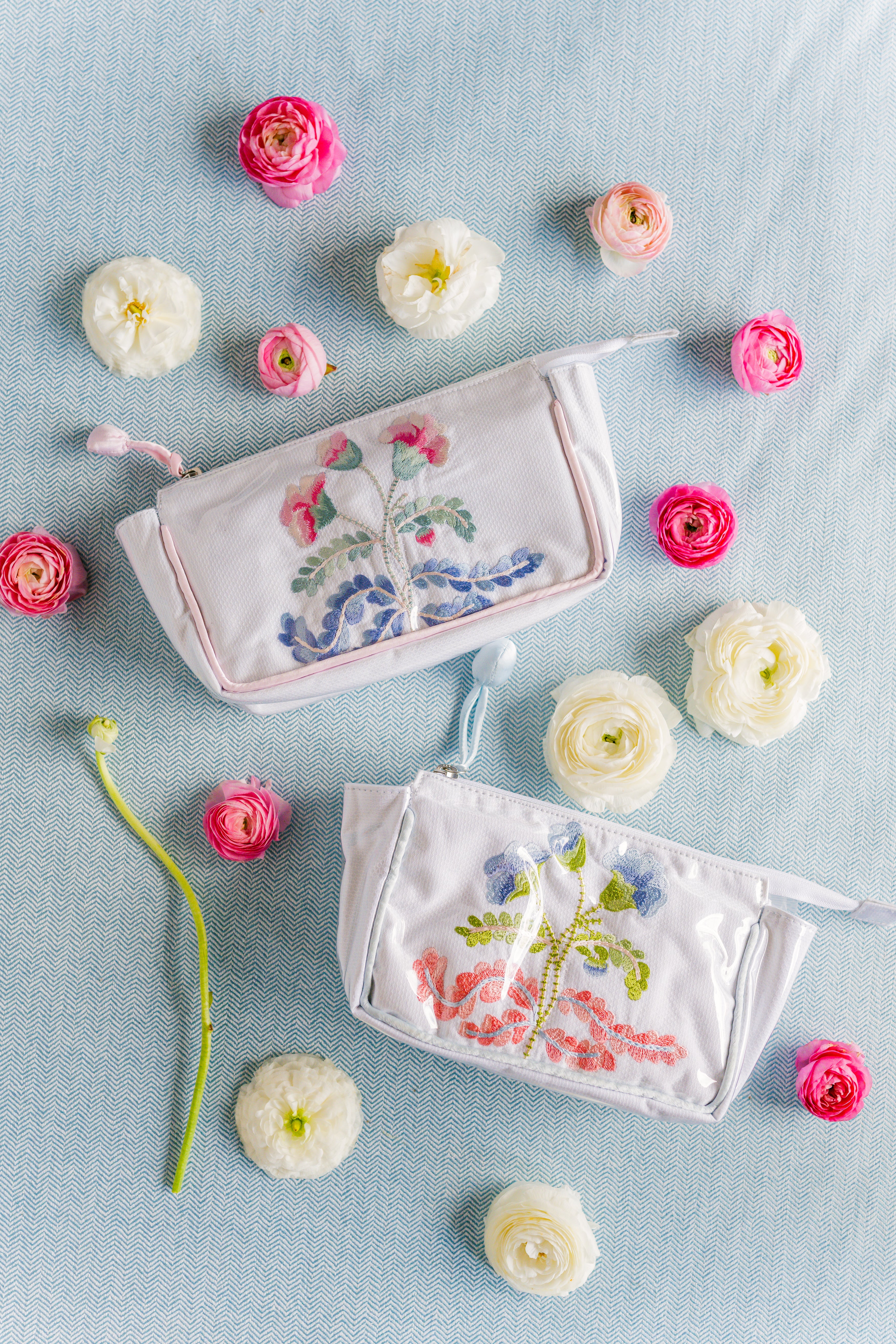Carnation Small Makeup Bag - Lenora