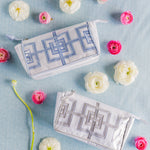 Geometric Small Makeup Bag - Lenora