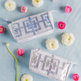Geometric Small Makeup Bag - Lenora