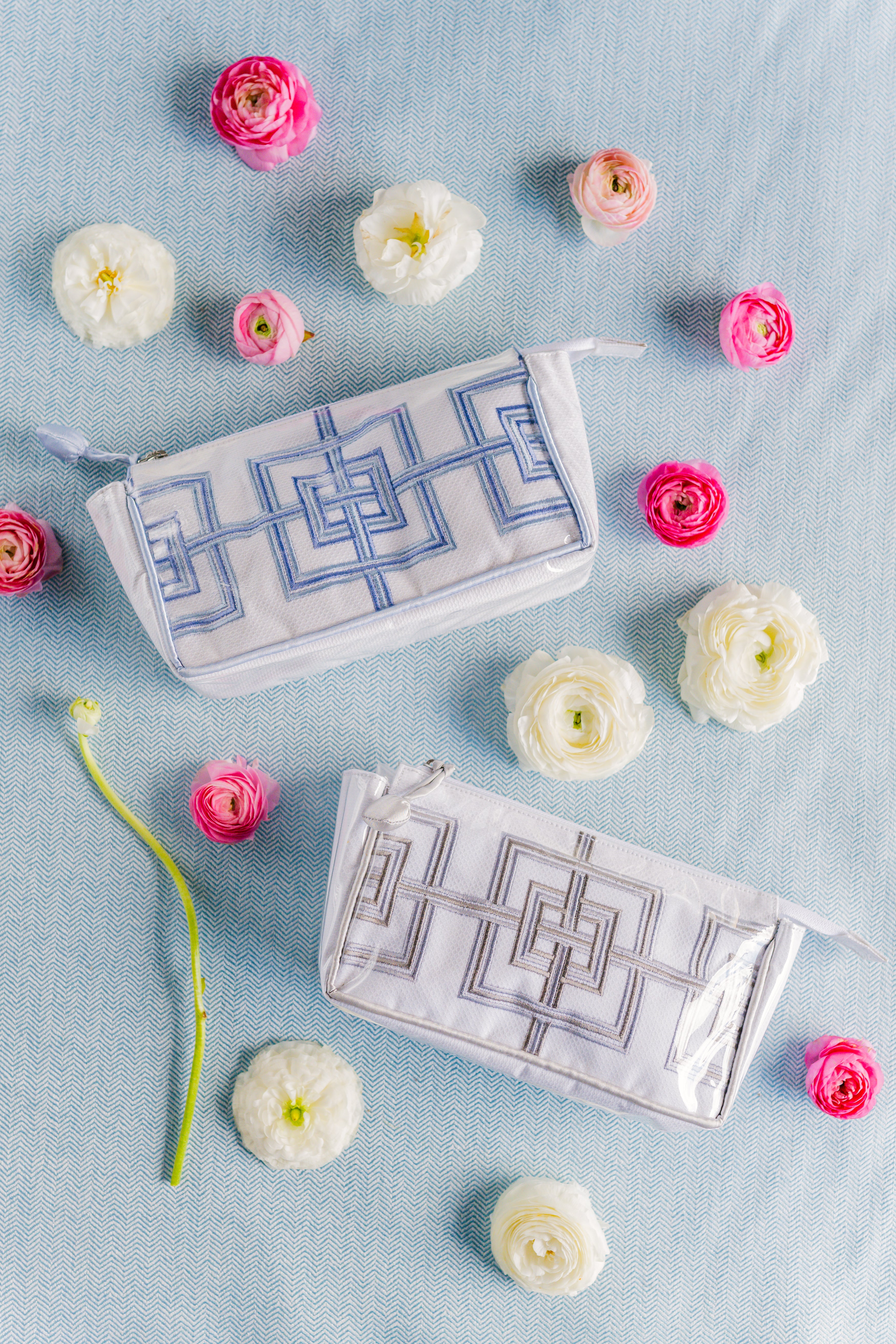 Geometric Small Makeup Bag - Lenora