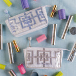 Geometric Small Makeup Bag - Lenora