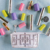 Geometric Small Makeup Bag - Lenora