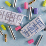 Geometric Small Makeup Bag - Lenora