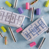 Geometric Small Makeup Bag - Lenora