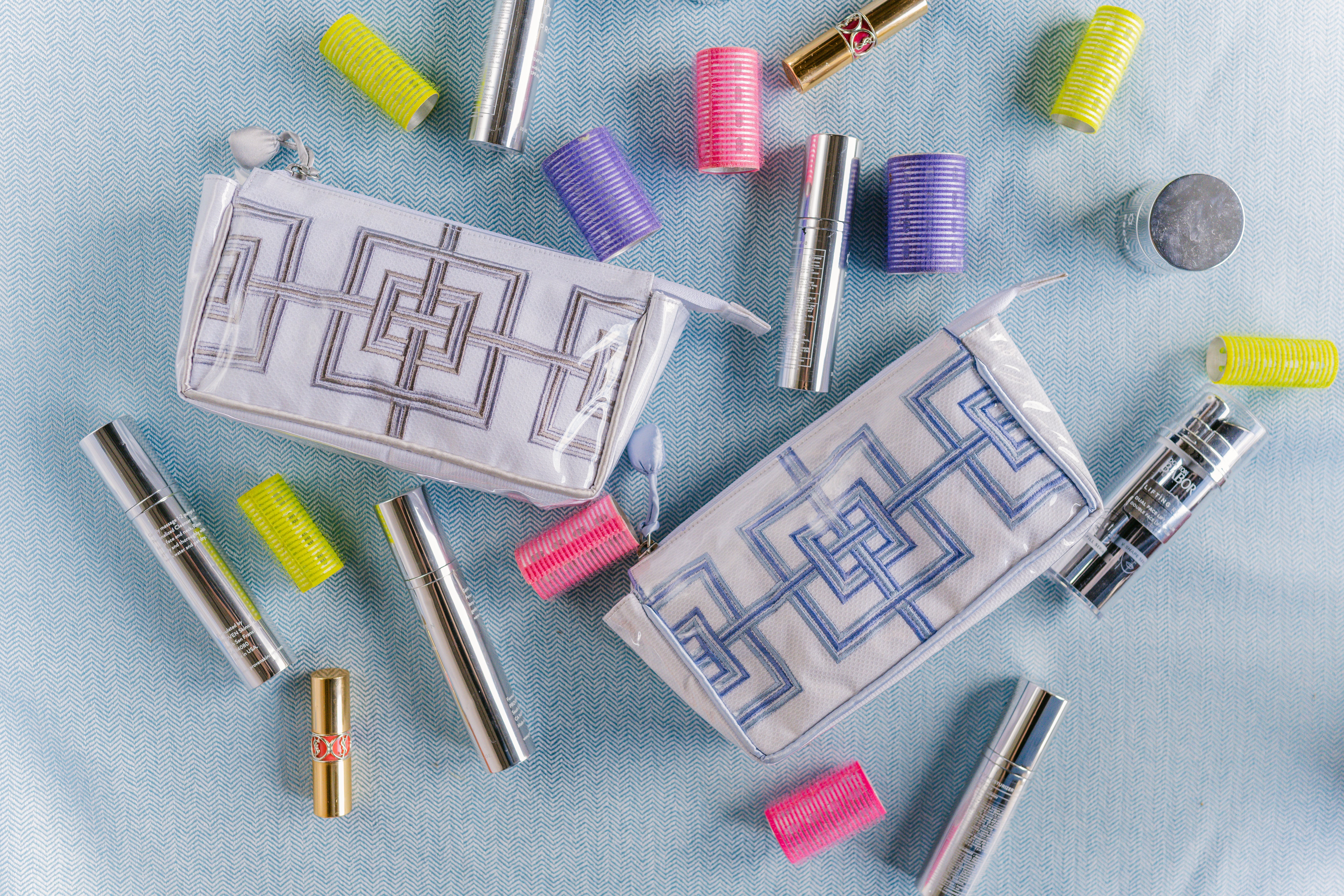 Geometric Small Makeup Bag - Lenora