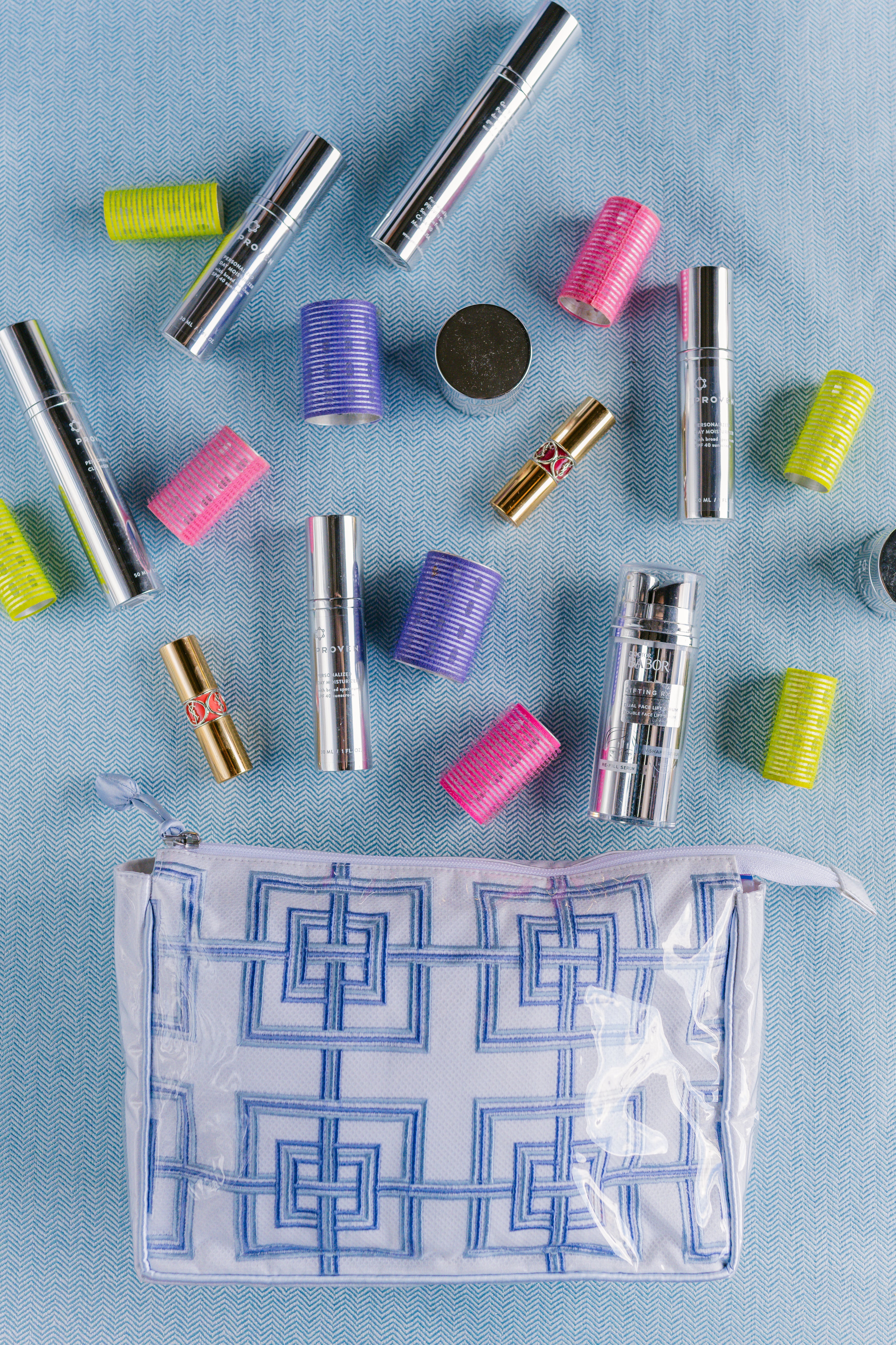 Geometric Large Makeup Bag - Lenora