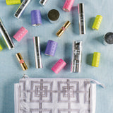 Geometric Large Makeup Bag - Lenora