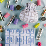 Geometric Jewelry Pouch - Lenora