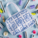 Geometric Hanging Cosmetic Bag - Lenora