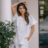 LUCY RUFFLE SHORT PAJAMAS