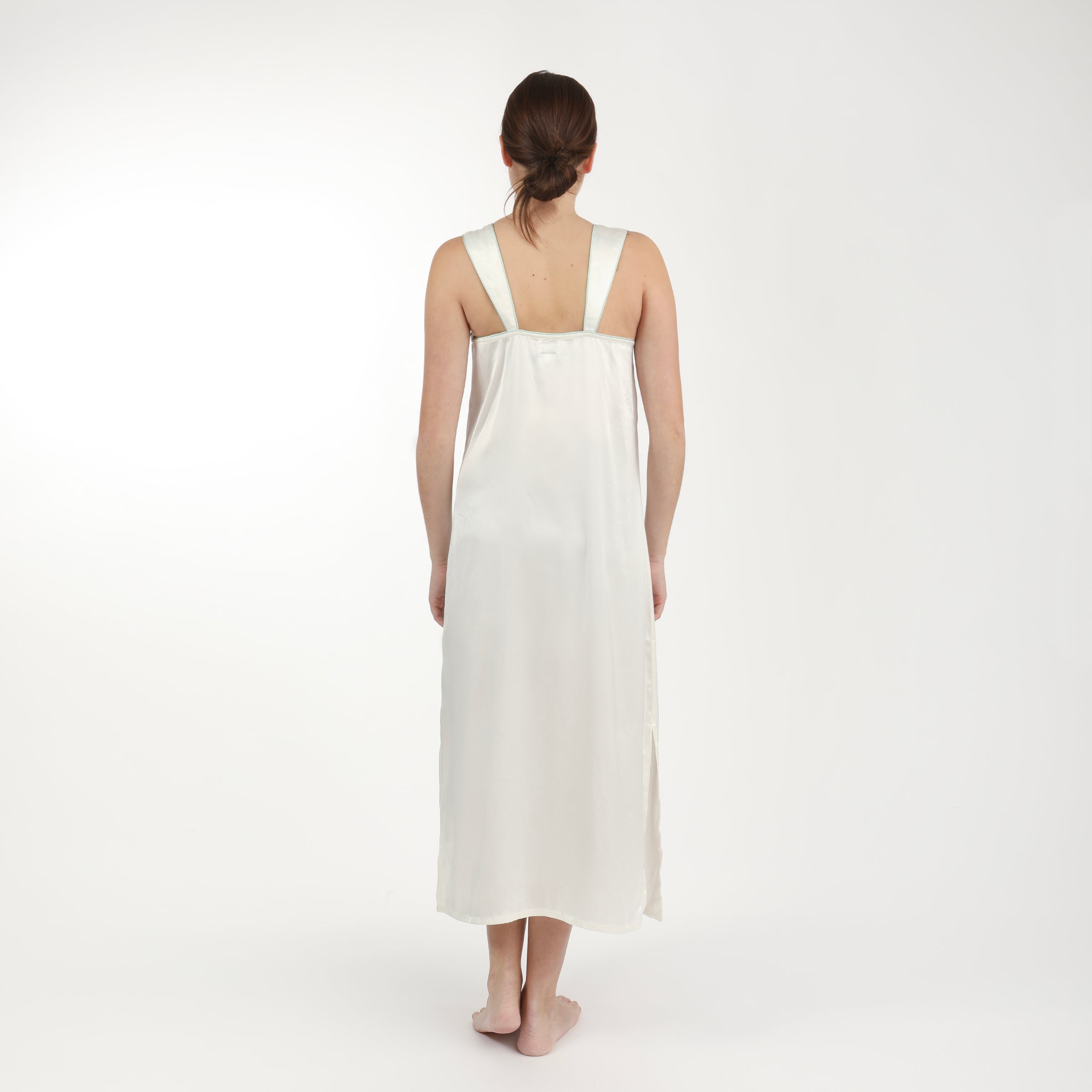 BIRDIE SATIN NIGHTGOWN - Lenora