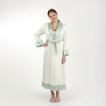 BIRDIE SATIN ROBE - Lenora