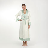 BIRDIE SATIN ROBE - Lenora