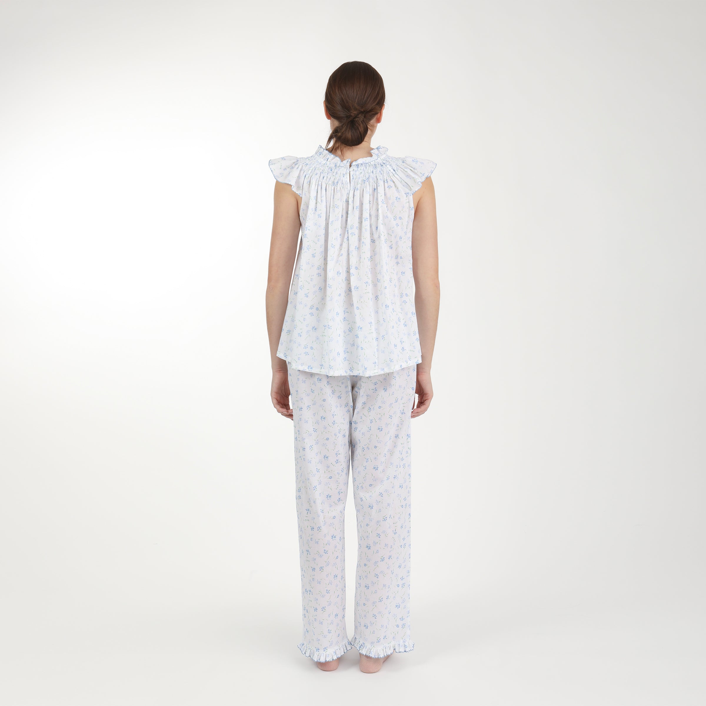 KATY BLUEBELL COTTON PAJAMAS - Lenora