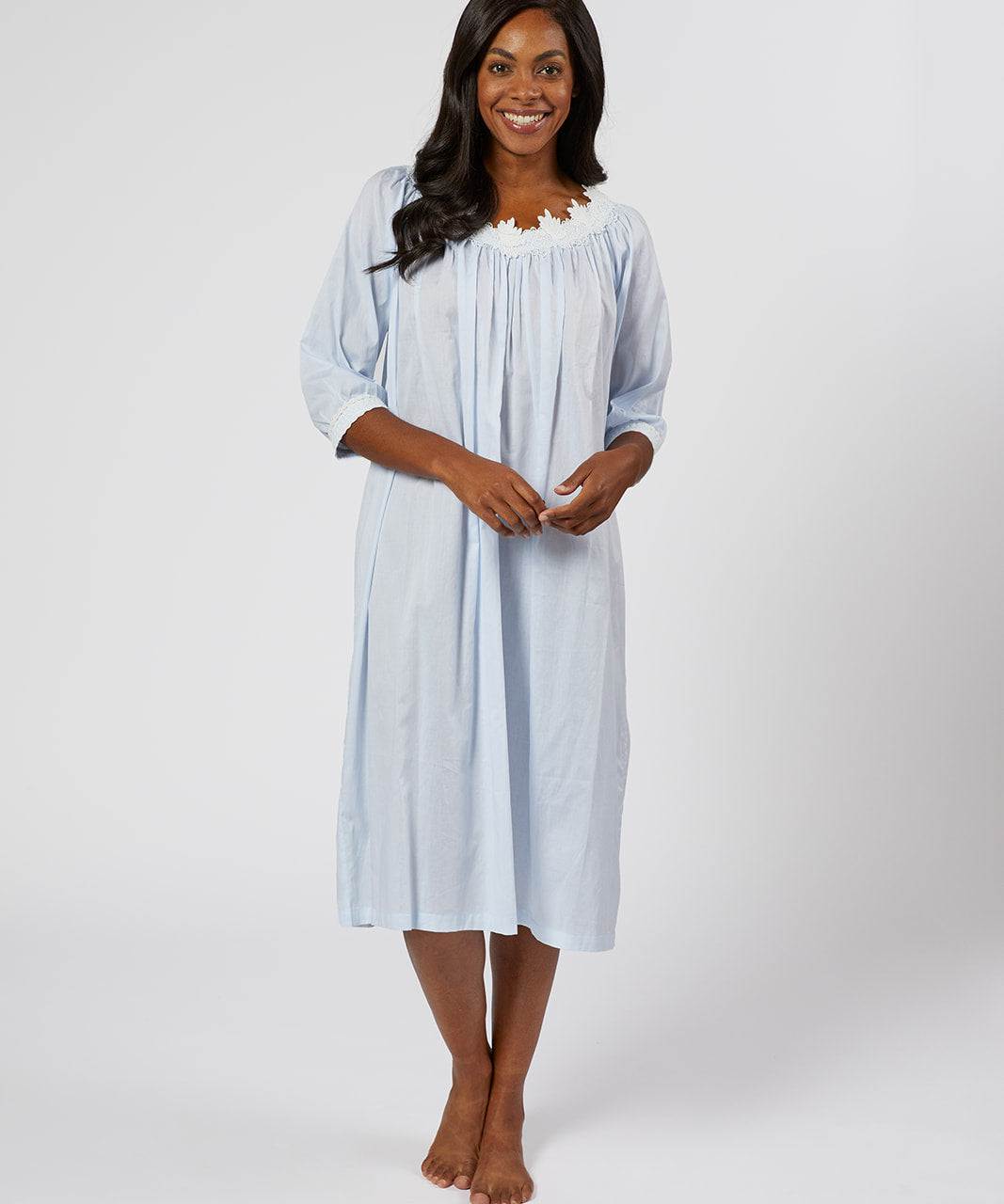 ELEANOR COTTON NIGHTGOWN - Lenora