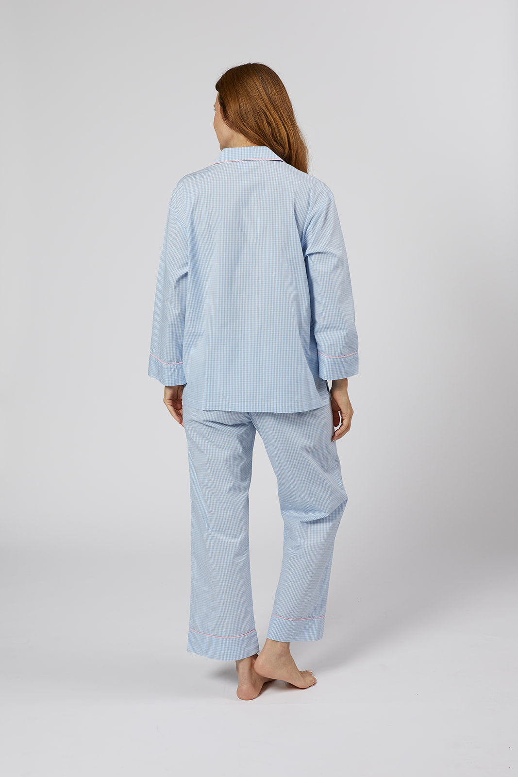 CLASSIC GINGHAM COTTON PAJAMAS - Lenora