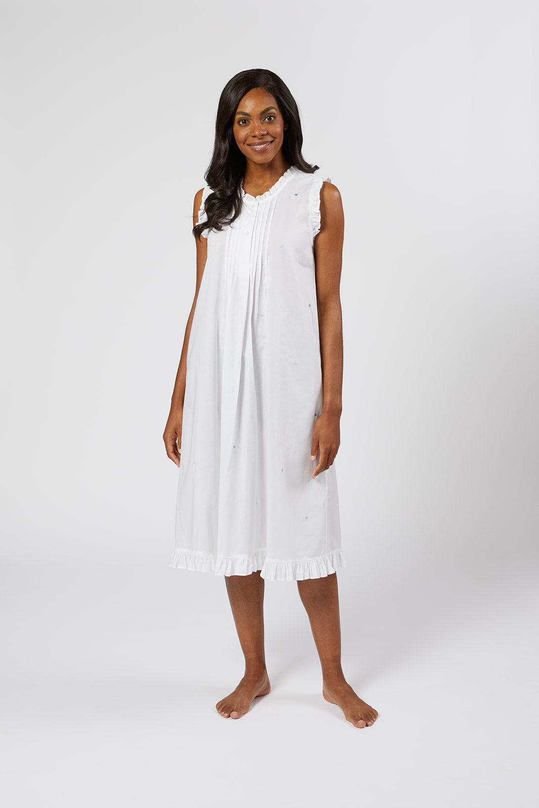 JOSIE HEART COTTON NIGHTGOWN - Lenora