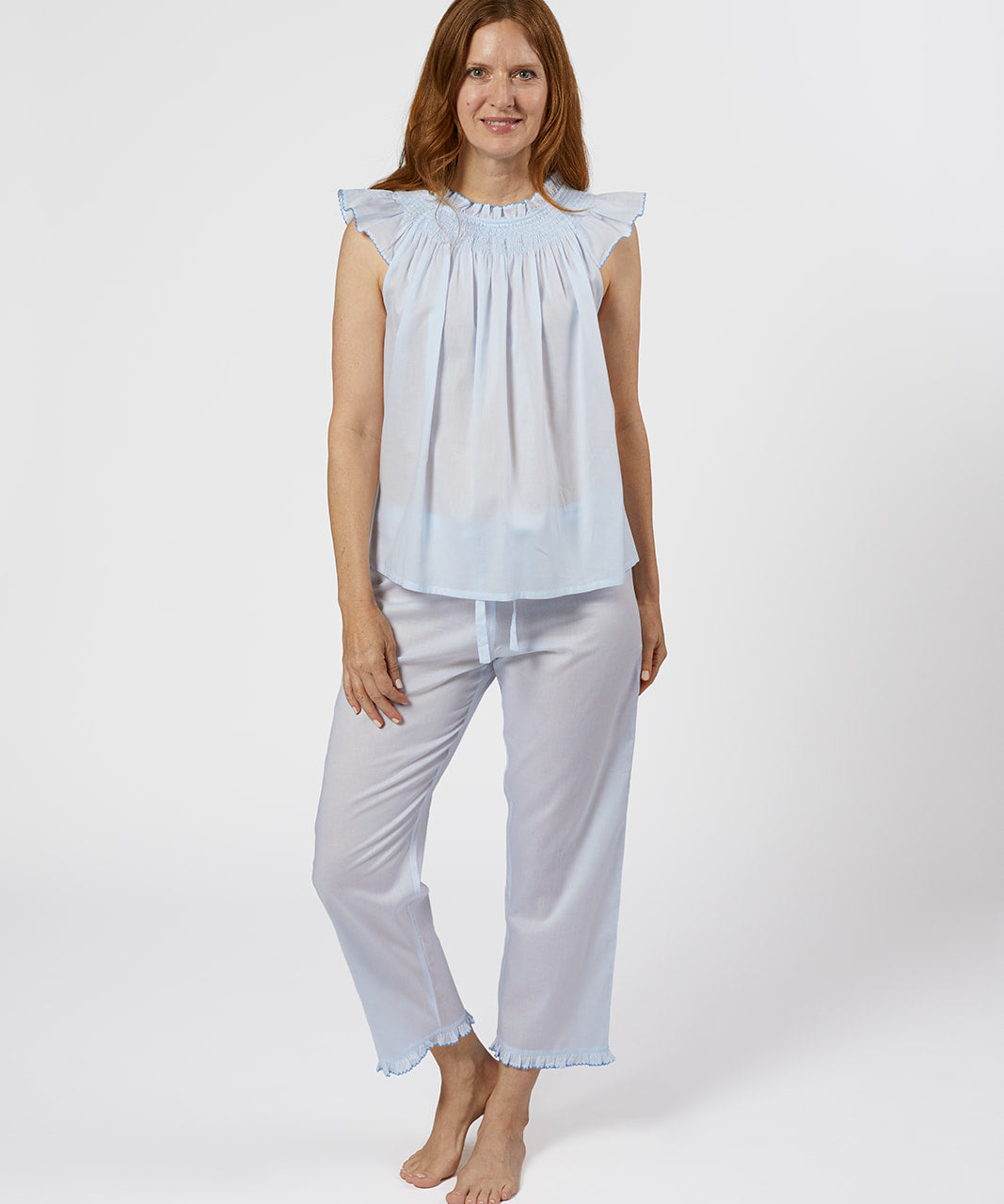 KATY LONG COTTON PAJAMAS - Lenora