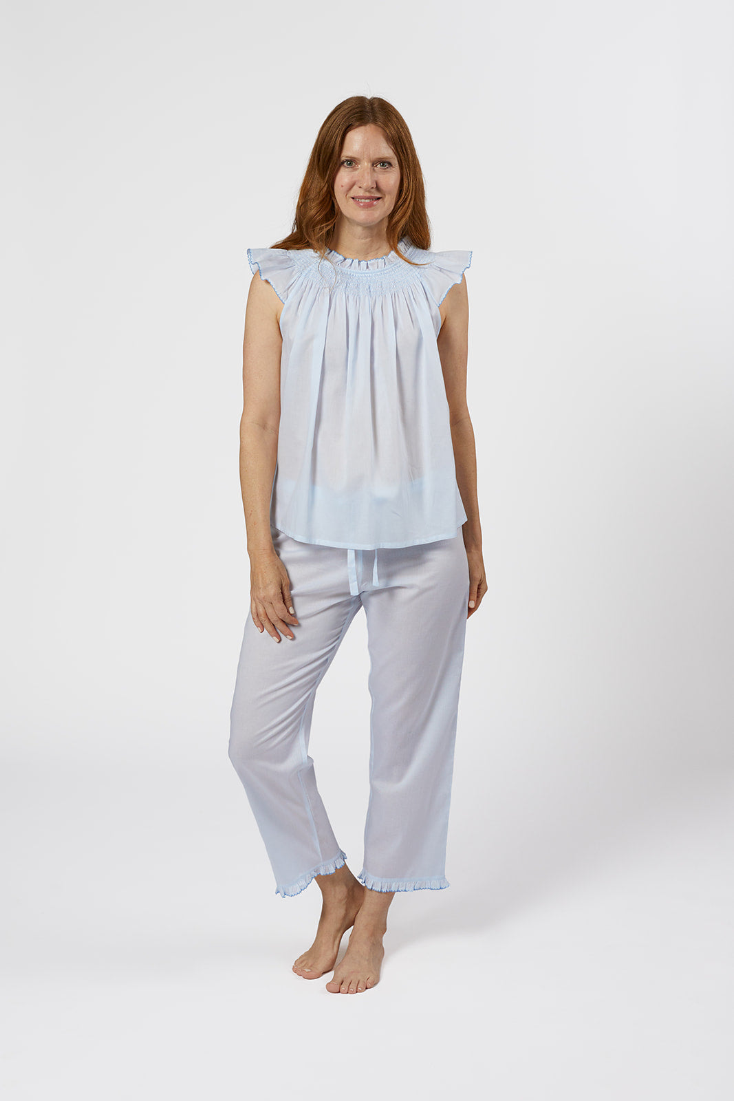 KATY LONG COTTON PAJAMAS - Lenora