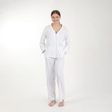 LIZA POINTELLE COTTON LONG PAJAMAS - Lenora