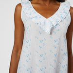 LILY COTTON RUFFLE NIGHTGOWN - Lenora