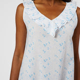 LILY COTTON RUFFLE NIGHTGOWN - Lenora