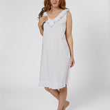 LULIE COTTON RUFFLE NIGHTGOWN - Lenora