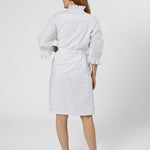 LULIE COTTON RUFFLE ROBE - Lenora