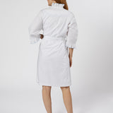 LULIE COTTON RUFFLE ROBE - Lenora