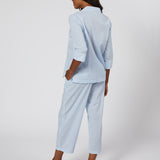 LILY PINSTRIPE COTTON PAJAMAS - Lenora