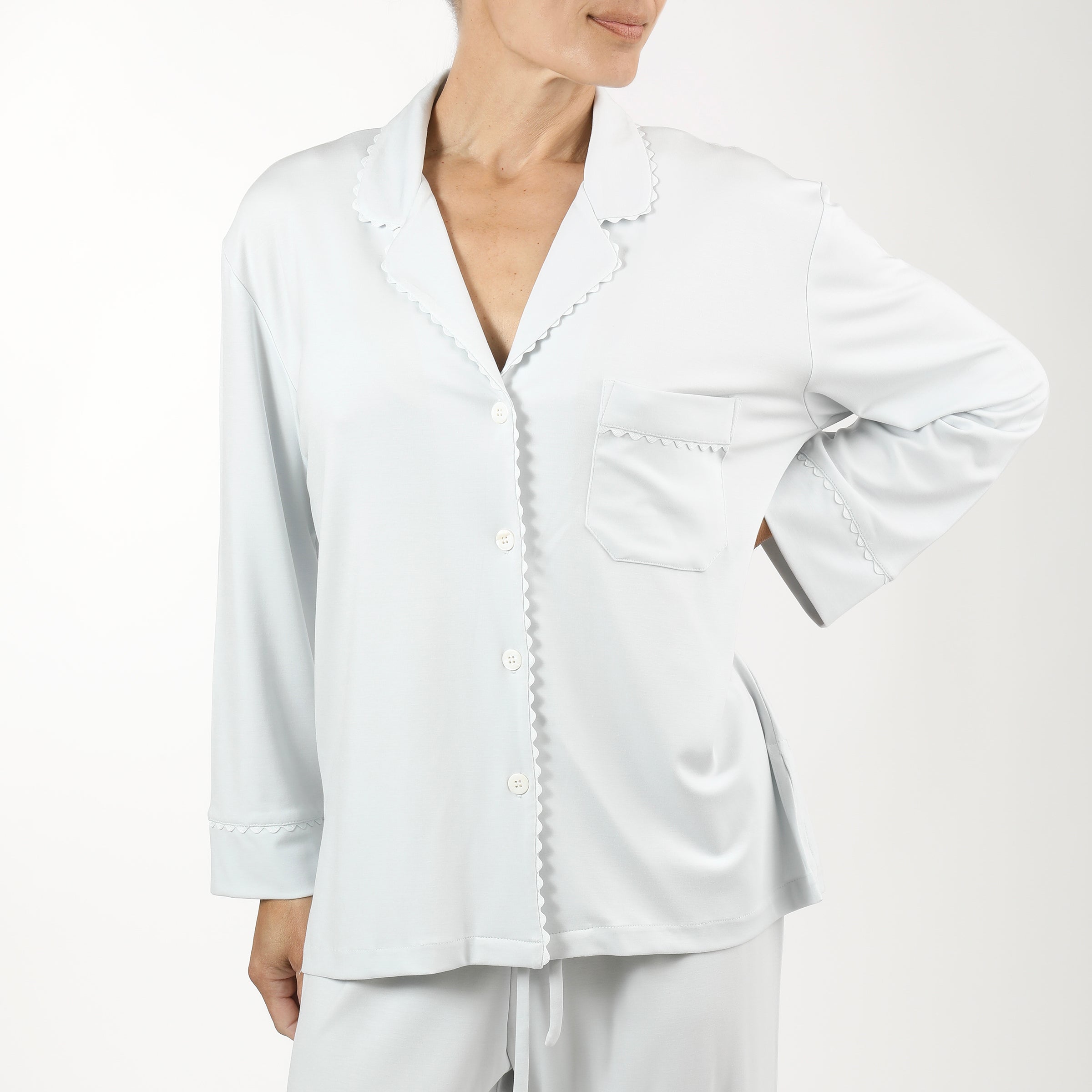 WYNNE MODAL KNIT PAJAMAS - Lenora