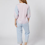 CHARLOTTE COLORBLOCK COTTON PAJAMAS - Lenora