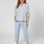 CHARLOTTE COLORBLOCK COTTON PAJAMAS - Lenora