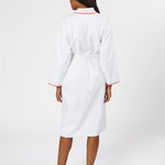VANDY COTTON ROBE IN CORAL - Lenora