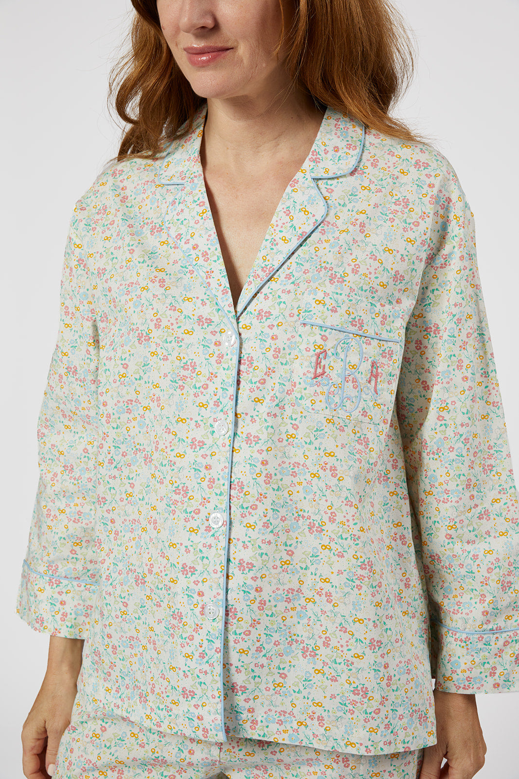 CLASSIC COTTON PAJAMAS IN GARDEN PARTY FLORAL - Lenora